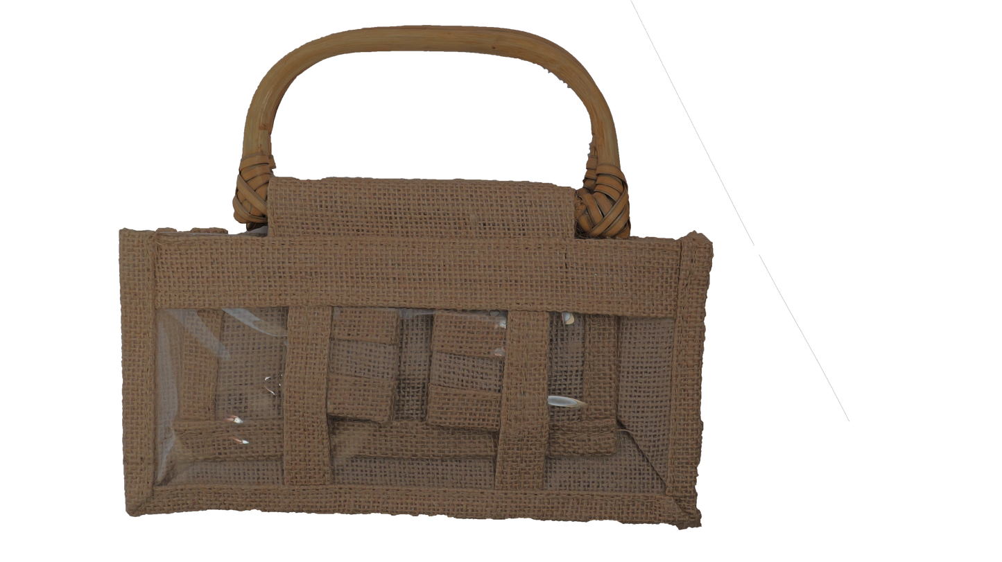 Panier toile de jute 3x 500g