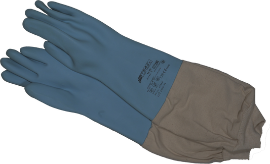 Gants en latex bleu