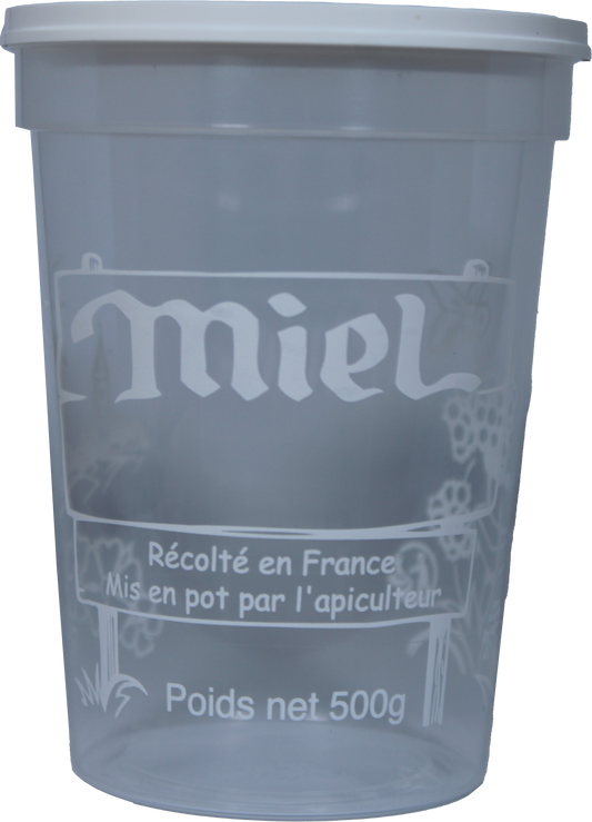 Pot plastique 500g