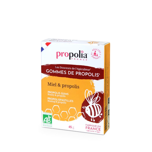 Gommes de Propolis Miel Bio